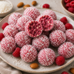 Kokos himmbeer bites