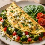 Brokkoli-Feta-Omelett