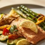 Lachs mit Zitronengemüse